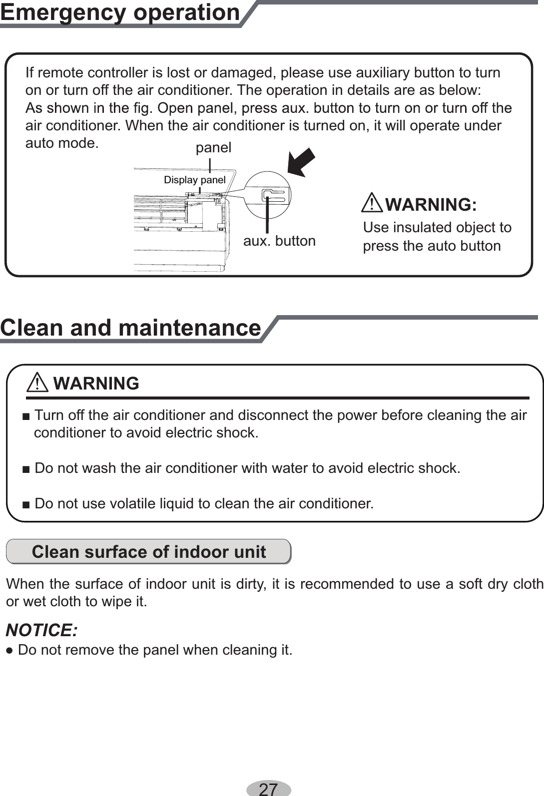 Gree Air Conditioner User Manual Pdf